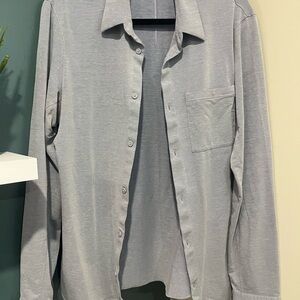 Lululemon Men’s Large - Light Gray Commission Shirt